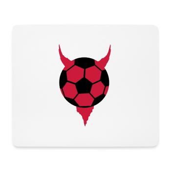 football_2 - Tapis de souris (format paysage) - blanc - Devant