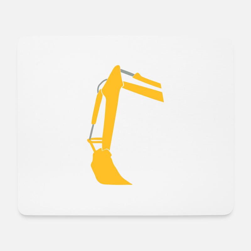 excavate - Mouse Pad (horizontal) - white