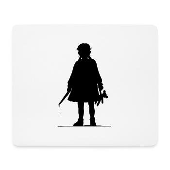 Killerinstinkt - Mousepad (Querformat) - Weiß - Vorne