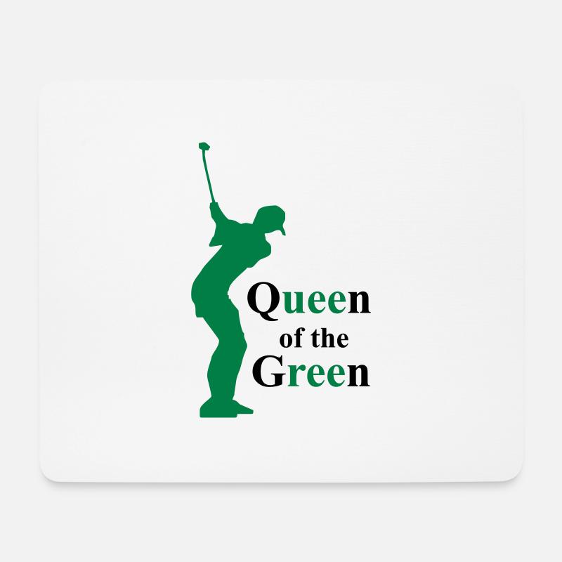Golf - Mousepad (Querformat) - Weiß