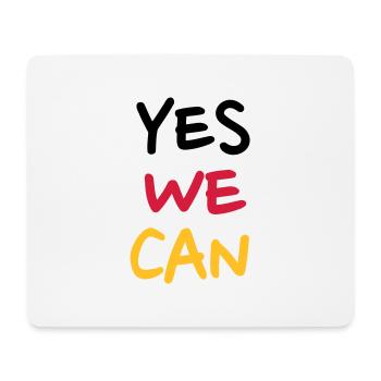 Yes we can - Tapis de souris (format paysage) - blanc - Devant