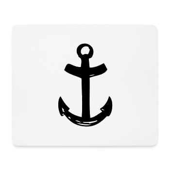 ancre marine1 - Tapis de souris (format paysage) - blanc - Devant