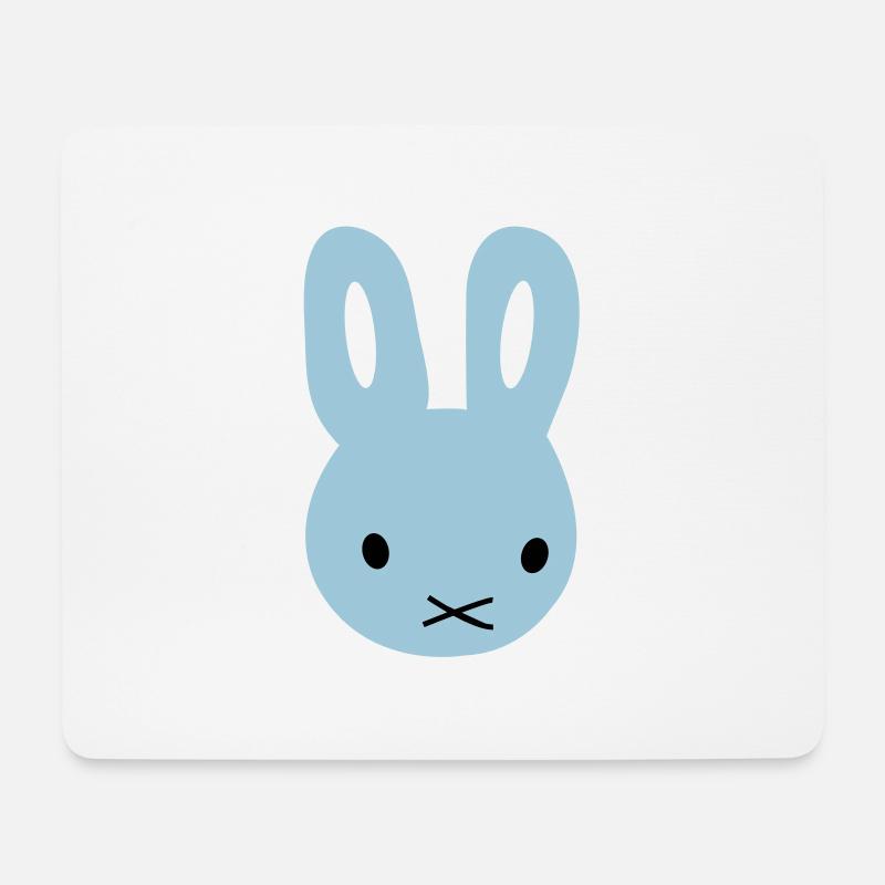 Bunny/rabbit - Mouse Pad (horizontal) - white