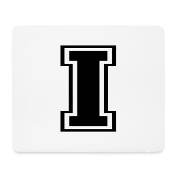 i - Mousepad (Querformat) - Weiß - Vorne
