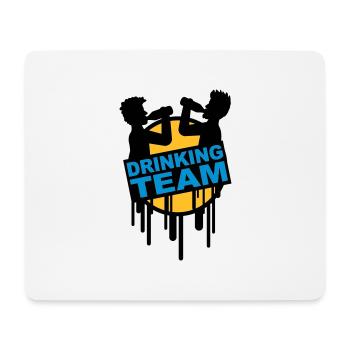 drinking_team_graffiti_stamp - Tapis de souris (format paysage) - blanc - Devant
