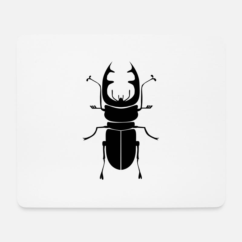 Käfer - Mousepad (Querformat) - Weiß