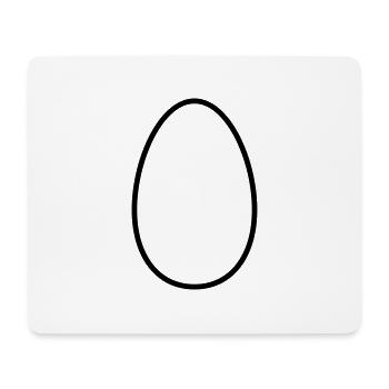 Egg - Mouse Pad (horizontal) - white - Front
