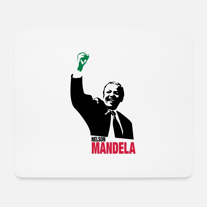 Nelson MANDELA - Mouse Pad (horizontal) - white