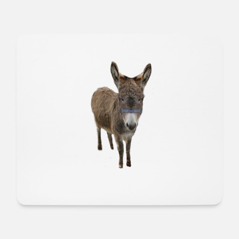 esel - Mousepad (Querformat) - Weiß