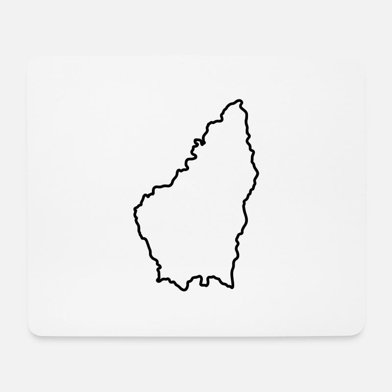 Ardèche couleur - Tapis de souris (format paysage) - blanc