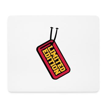 Limited Edition Price Tag Design - Mouse Pad (horizontal) - white - Front