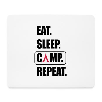 Camping - Mouse Pad (horizontal) - white - Front