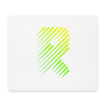 "R" - Mousepad (Querformat) - Weiß - Vorne