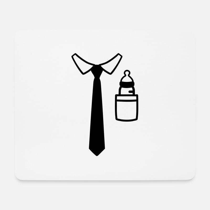Vater - Mousepad (Querformat) - Weiß