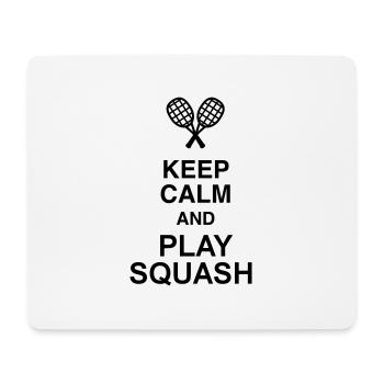 Squash Sport Game Match Champion Victory - Mouse Pad (horizontal) - white - Front