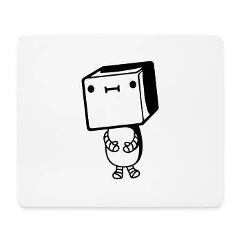 Petit robot mignon - Tapis de souris (format paysage) - blanc - Devant