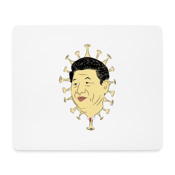 Xi Jinping coronavirus COVID-19 Mask - Mouse Pad (horizontal) - white - Front