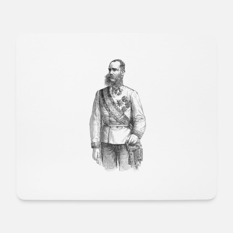 Crown Prince Franz Joseph - Mouse Pad (horizontal) - white