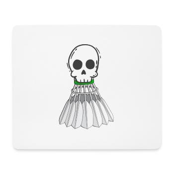 federball badminton federballspieler federball - Mousepad (Querformat) - Weiß - Vorne