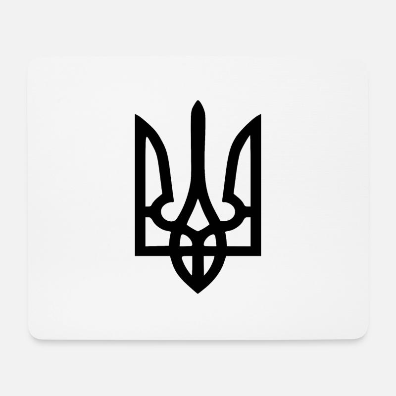 Ukraine - Mousepad (Querformat) - Weiß