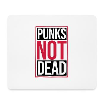 punks not dead Zitat - Mousepad (Querformat) - Weiß - Vorne