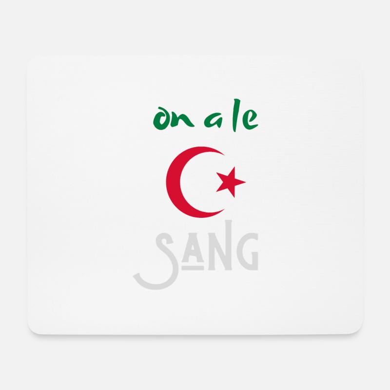 on a le sang Algérie - Tapis de souris (format paysage) - blanc