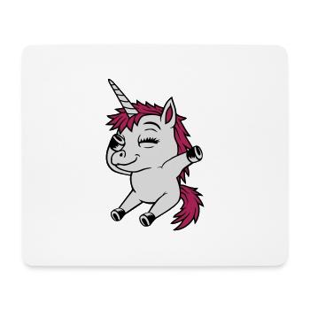 Dabbing Dancing Unicorn Party - Mouse Pad (horizontal) - white - Front