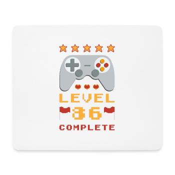 86th Birthday Level 86 Complete - Mouse Pad (horizontal) - white - Front