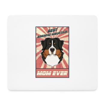 Meilleure maman de chien de montagne bernois de tous les temps - Tapis de souris (format paysage) - blanc - Devant