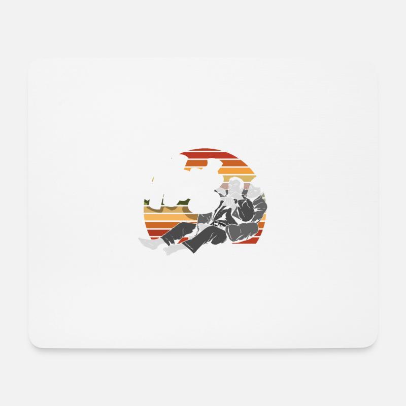 Some People Just Need A Hug Around The Neck Jiu - Mouse Pad (horizontal) - white