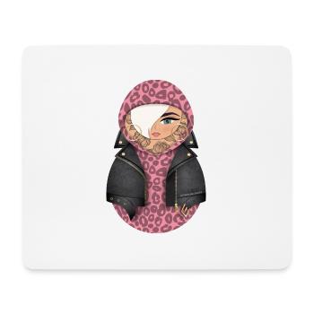 Matroschka Katja - Mousepad (Querformat) - Weiß - Vorne