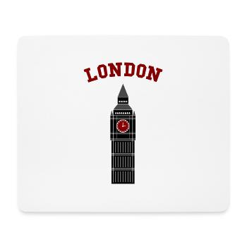 london big ben - Mousepad (Querformat) - Weiß - Vorne