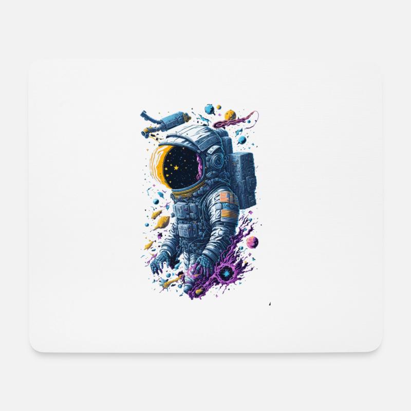Astronaut - Mouse Pad (horizontal) - white