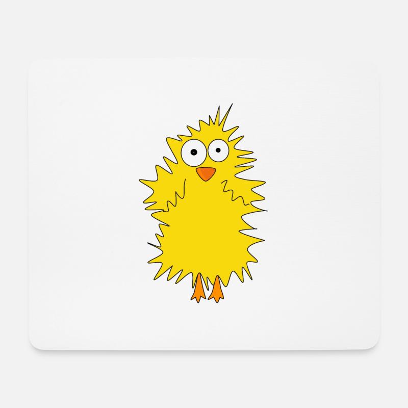 Küken png - Mousepad (Querformat) - Weiß