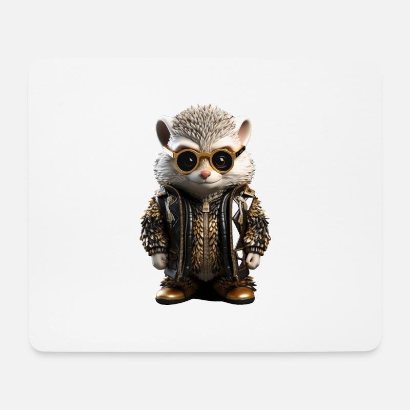 Mister Spike - Mouse Pad (horizontal) - white