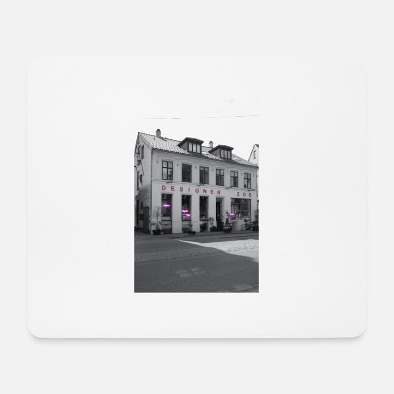Kopenhagen - Mousepad (Querformat) - Weiß