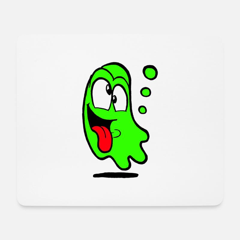 Konfuzius in Grün - Mousepad (Querformat) - Weiß