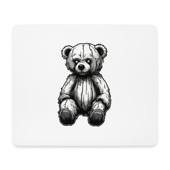 Teddybär / Kuscheltier / Stofftier / Geschenkidee - Mousepad (Querformat) - Weiß - Vorne