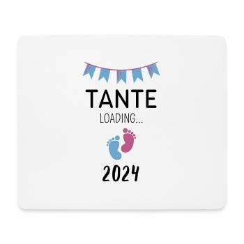 Tante Loading... 2024 - Mousepad (Querformat) - Weiß - Vorne