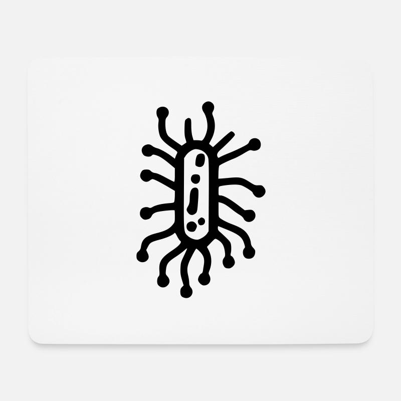 Bakterien - Mousepad (Querformat) - Weiß