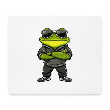 Frog Comic Cool - Mouse Pad (horizontal) - white - Front