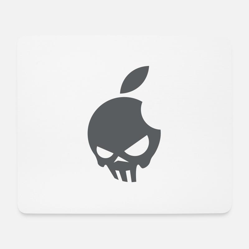 indianer schaedel - Mousepad (Querformat) - Weiß