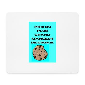 Le prix du plus grand mangeur de cookie - Tapis de souris (format paysage) - blanc - Devant
