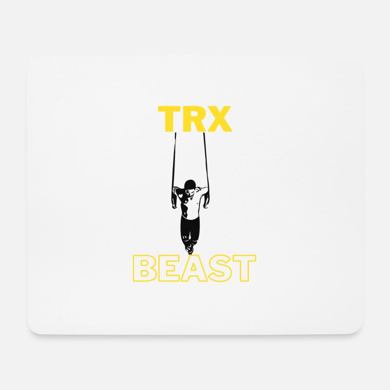 TRX Sport Geschenk Geschenkidee Workout Training - Mousepad (Querformat) - Weiß