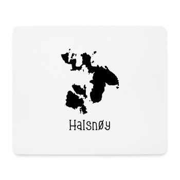 Halsnoy - Mousepad (Querformat) - Weiß - Vorne