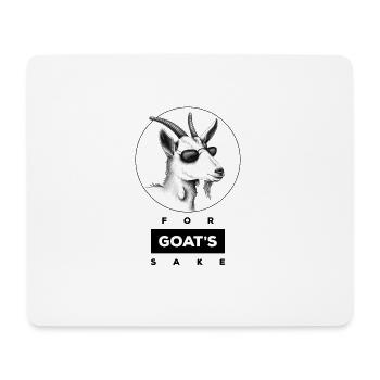 For Goat's Sake - Mouse Pad (horizontal) - white - Front