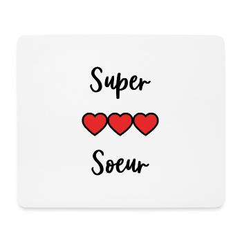 SUPER SISTER - Mouse Pad (horizontal) - white - Front