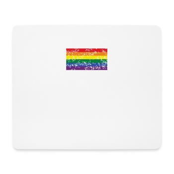 Gay Pride - Tapis de souris (format paysage) - blanc - Devant