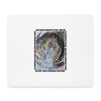 Eine andere Dimension bunte Straße - Mousepad (Querformat) - Weiß - Vorne