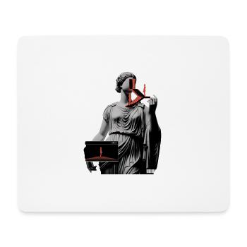 Glitch Antiquity: Stages of Presence - Mouse Pad (horizontal) - white - Front
